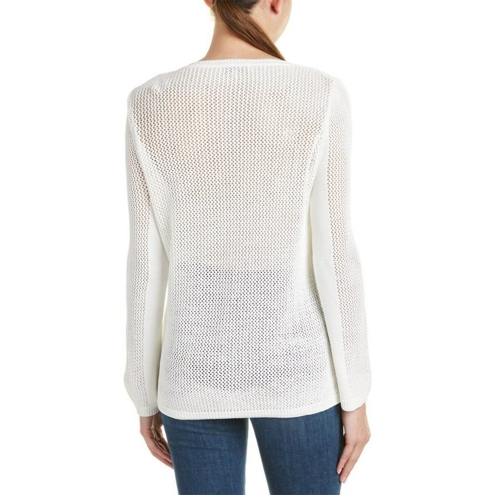 Sandro Fringe Sweater Top Longsleeve Shirt 2 US Medium - Picture 2 of 4